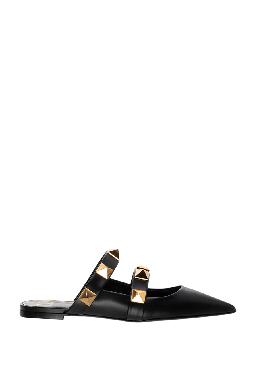 Valentino woman black leather mules for women купить с ценами и фото 175286 - photo 1