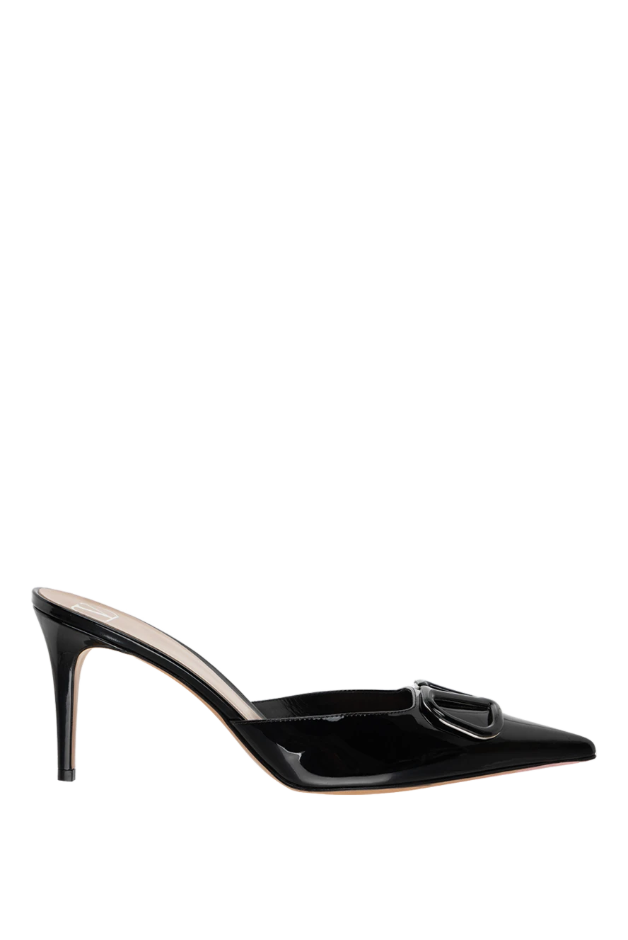 Valentino woman black leather mules for women купить с ценами и фото 175287 - photo 1