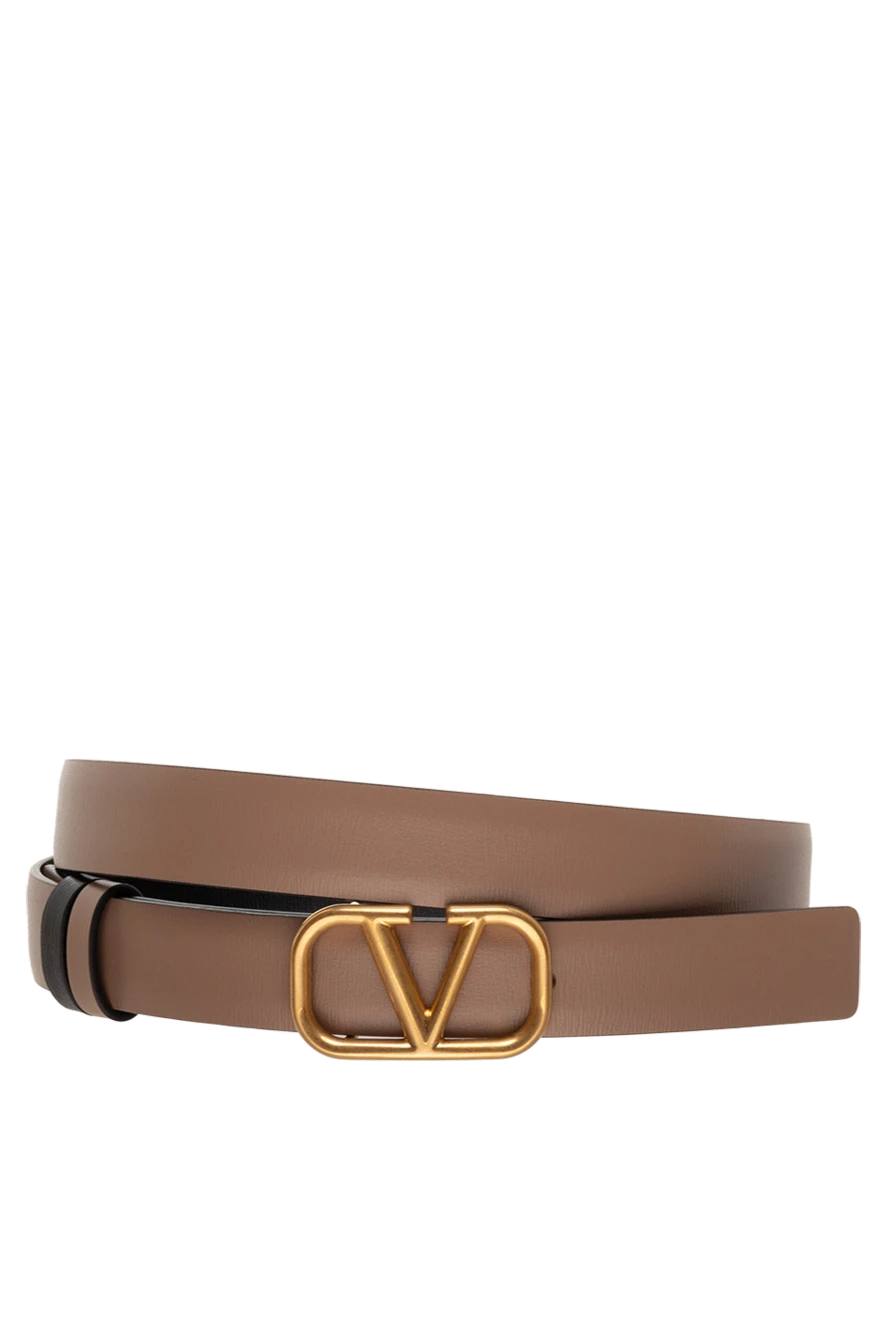 Valentino woman beige leather belt for women купить с ценами и фото 175290 - photo 1