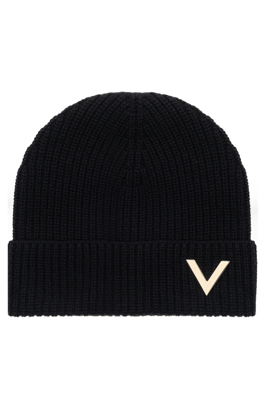 Valentino woman blue cashmere hat for women купить с ценами и фото 175298 - photo 1