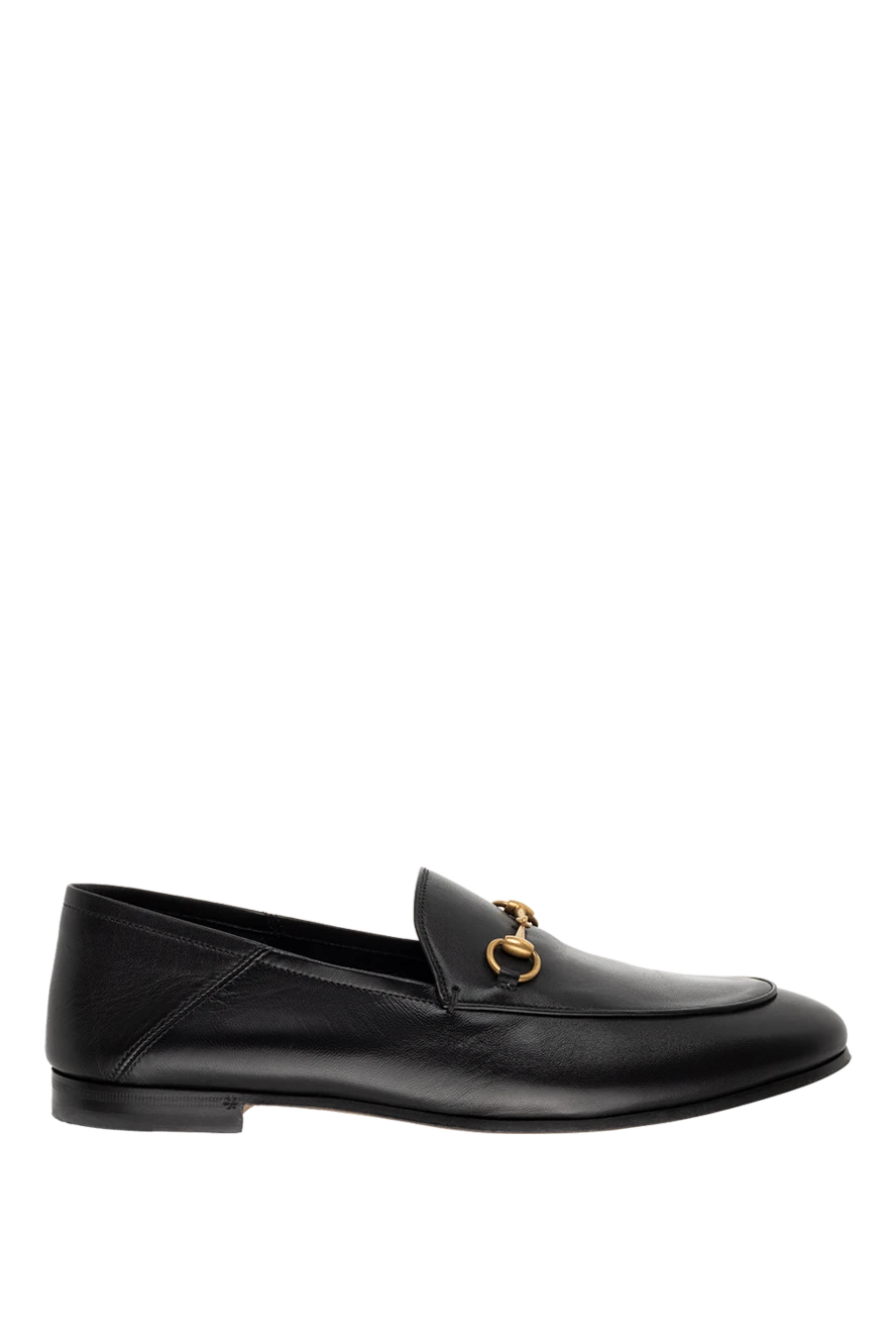 Gucci woman black leather loafers for women купить с ценами и фото 175327 - photo 1