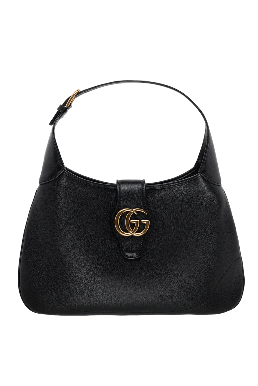 Gucci Әйелдер әйелдердің қара былғары сөмкесі купить с ценами и фото 175329 - фото 1