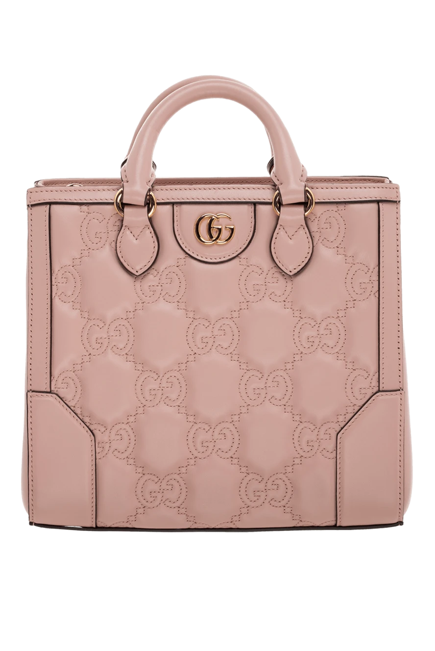 Gucci woman pink leather bag for women купить с ценами и фото 175334 - photo 1