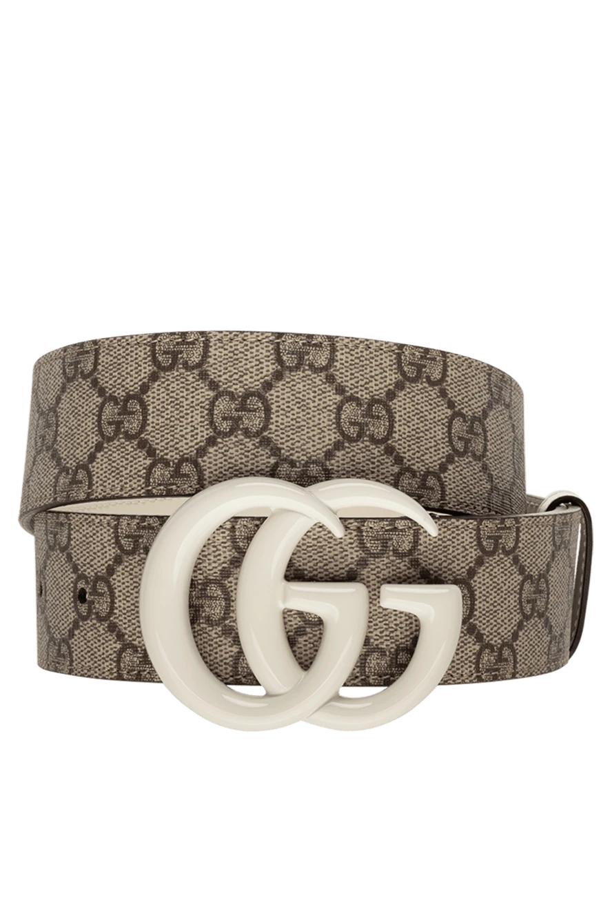 Gucci woman beige leather belt for women купить с ценами и фото 175350 - photo 1