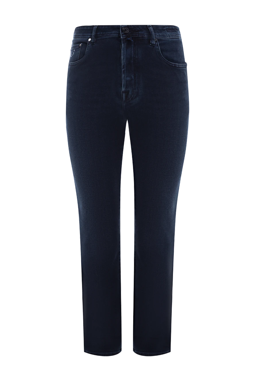 Jacob Cohen темно-синие джинсы из хлопка с гладкой фактурой
175361 - фото 1