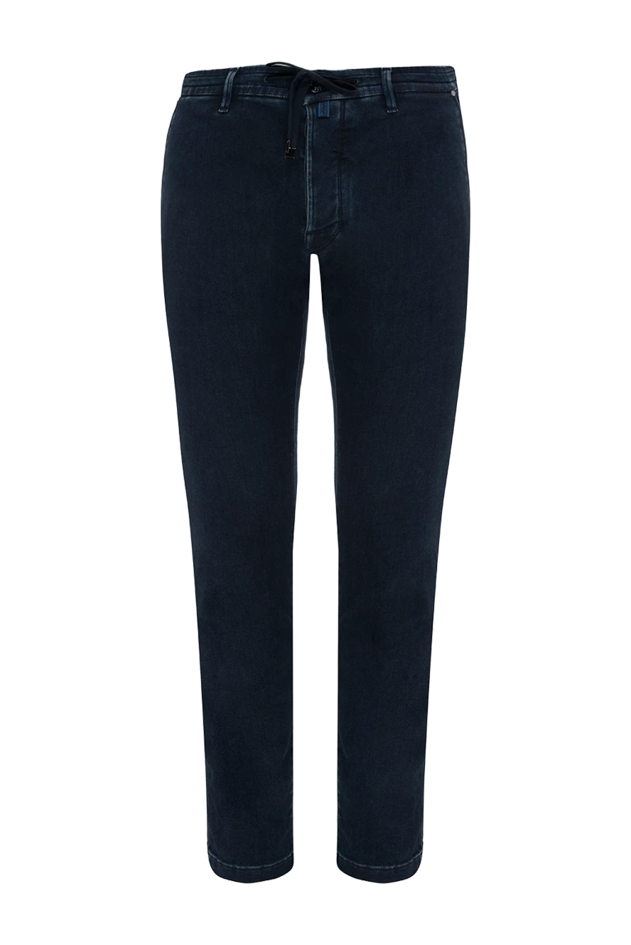 Jacob Cohen dark blue jeans in a comfortable style with textile drawstring
175365 - photo 1