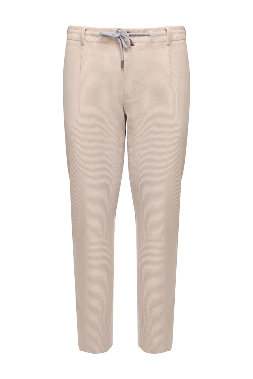 Eleventy man  men's beige trousers купить с ценами и фото 175494 - photo 1