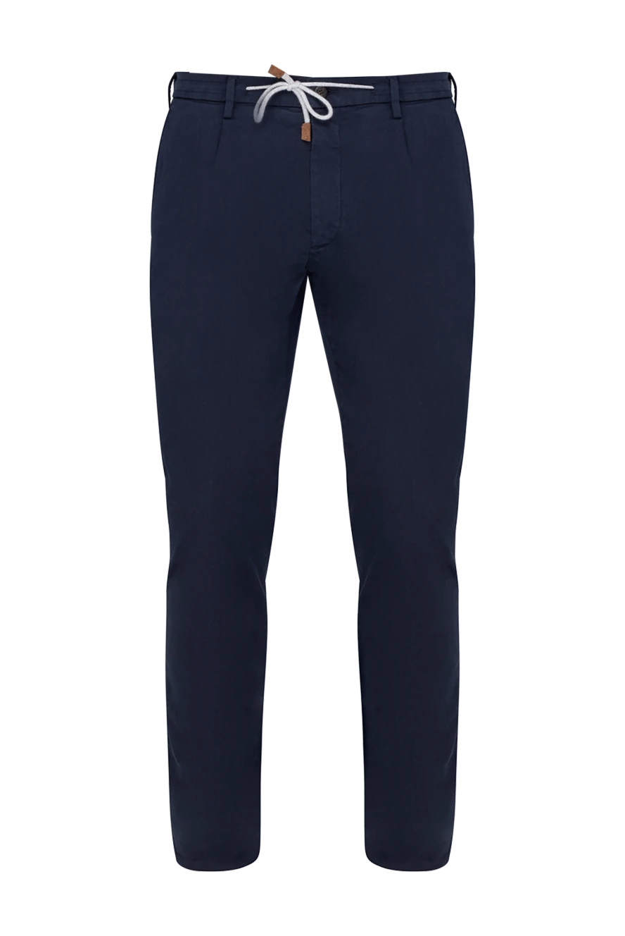 Eleventy man  men's blue trousers купить с ценами и фото 175496 - photo 1