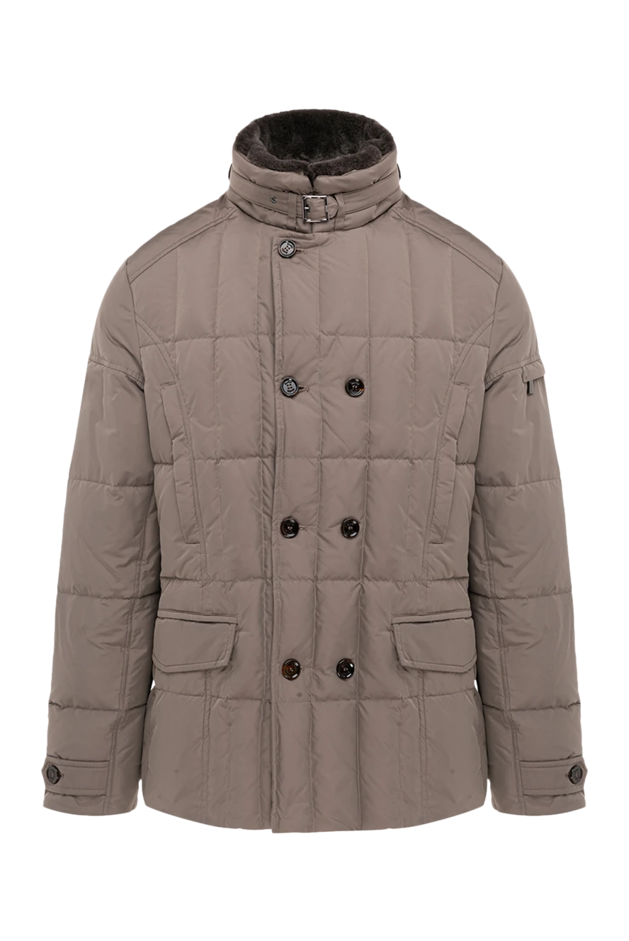 Moorer man beige polyester down jacket for men купить с ценами и фото 175523 - photo 1