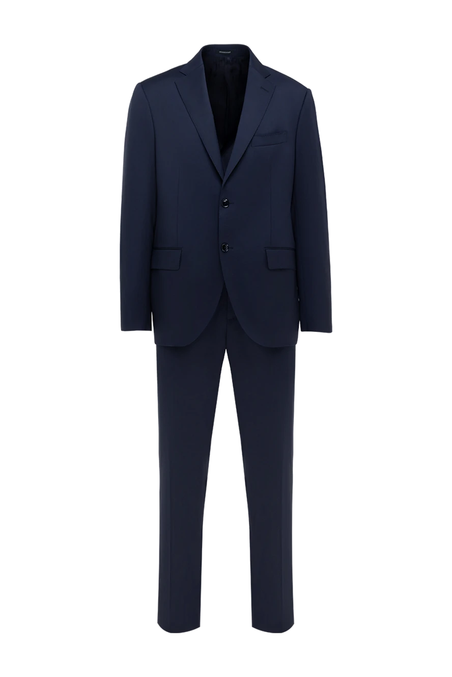 Sartoria Latorre man men's blue wool suit купить с ценами и фото 175548 - photo 1