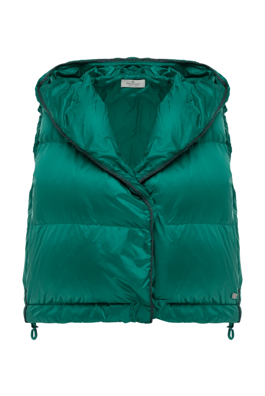 Panicale woman green polyester vest for women купить с ценами и фото 175565 - photo 1