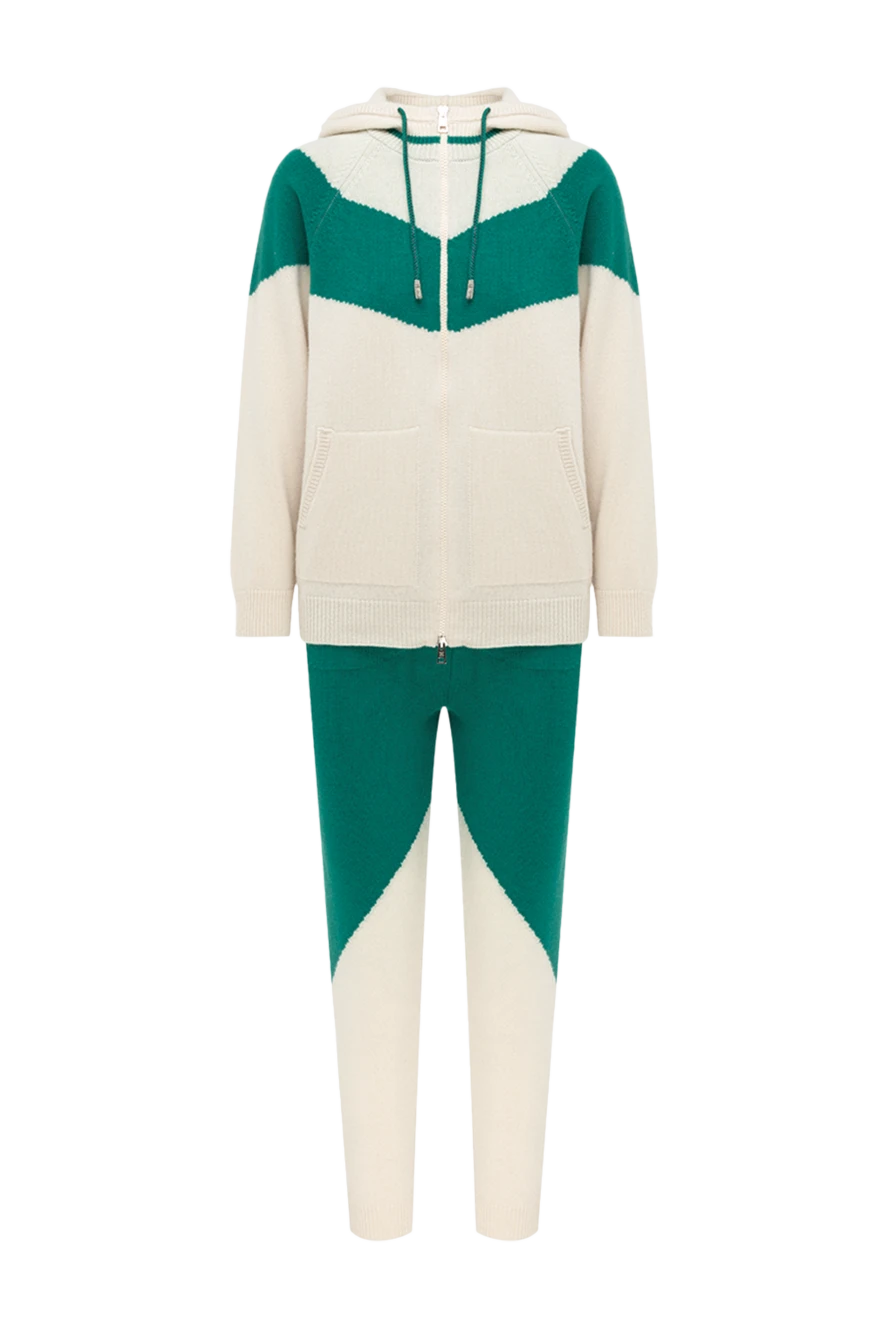 Panicale костюм прогулочный бежевый с контрастными вставками женский 175572 - фото 1