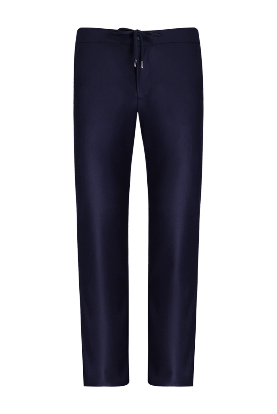 Cesare di Napoli брюки из натуральной шерсти в благородном синем оттенке
175598 - фото 1