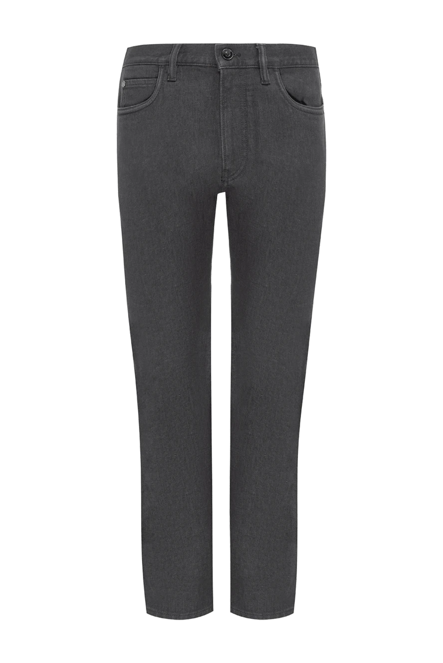 Loro Piana man men's gray cotton and polyurethane jeans купить с ценами и фото 175768 - photo 1