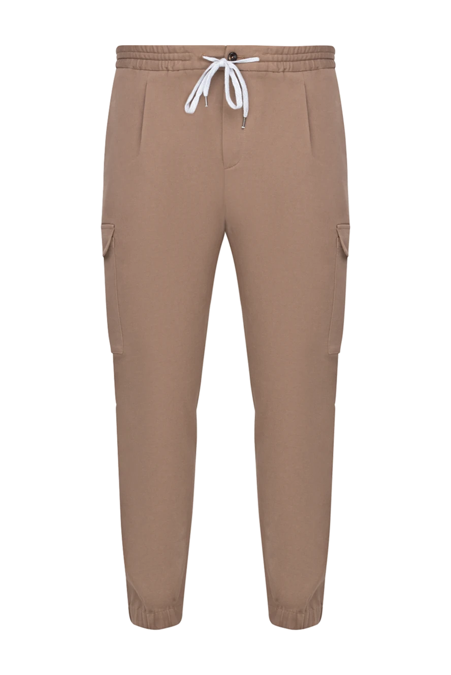 PT01 (Pantaloni Torino) man  men's beige trousers купить с ценами и фото 175792 - photo 1