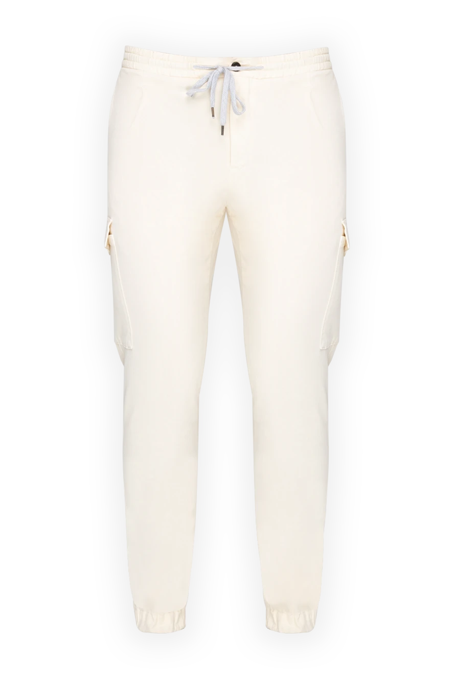 PT01 (Pantaloni Torino) man  men's beige trousers купить с ценами и фото 175796 - photo 1