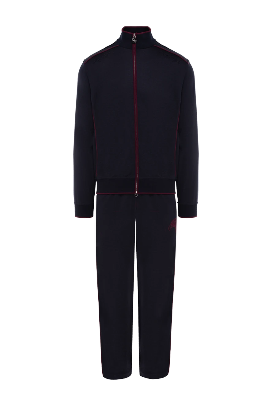 Stefano Ricci костюм прогулочный из шерсти и полиамида синий мужской 175835 - фото 1