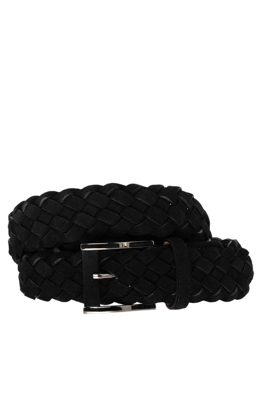 Cesare di Napoli man men's black suede belt купить с ценами и фото 175848 - photo 1