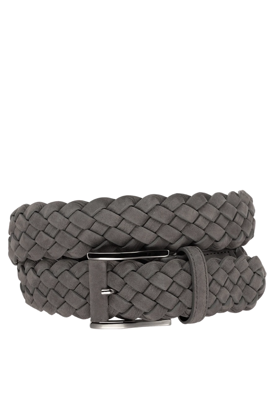 Cesare di Napoli man men's gray suede belt купить с ценами и фото 175852 - photo 1