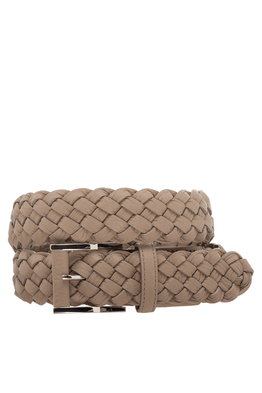 Cesare di Napoli man men's leather belt, beige купить с ценами и фото 175861 - photo 1