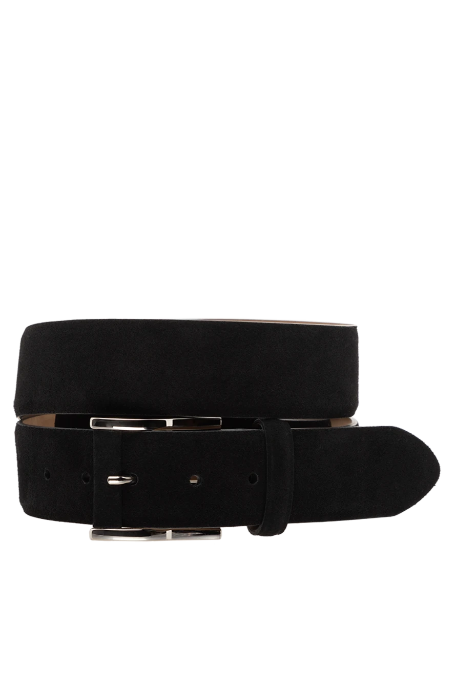 Cesare di Napoli man men's black suede belt купить с ценами и фото 175876 - photo 1