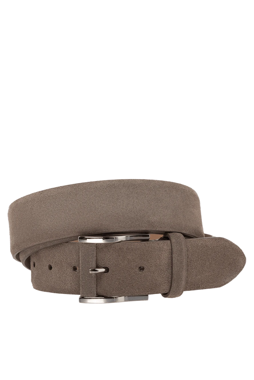 Cesare di Napoli man men's beige suede belt купить с ценами и фото 175878 - photo 1