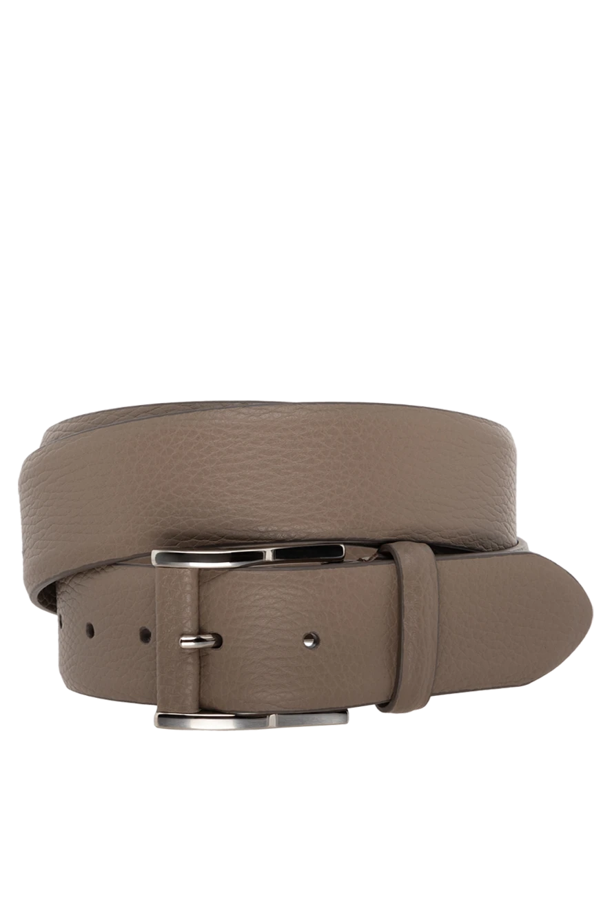 Cesare di Napoli man men's brown leather belt купить с ценами и фото 175899 - photo 1