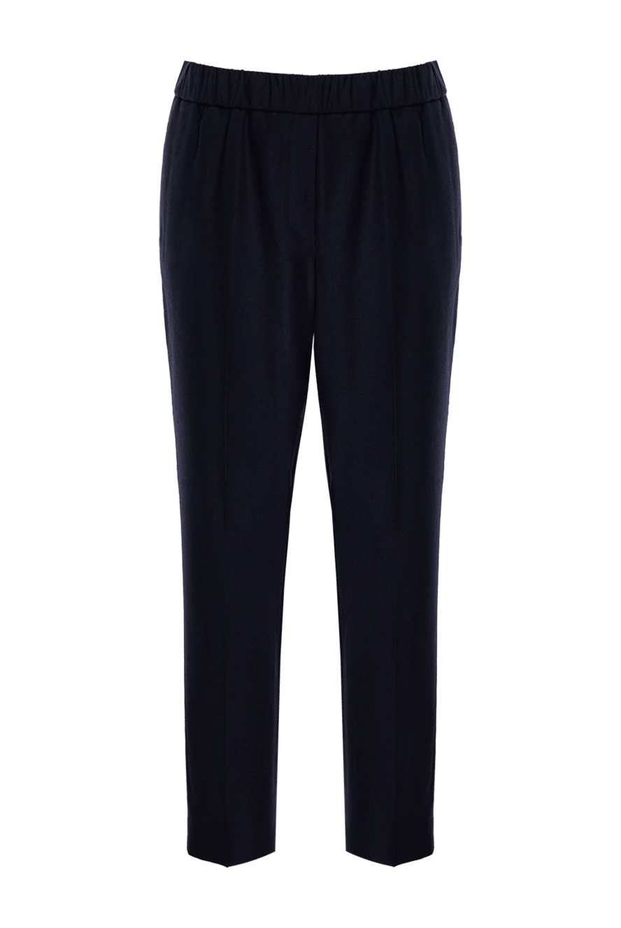 Peserico woman black wool trousers for women 175983 - photo 1