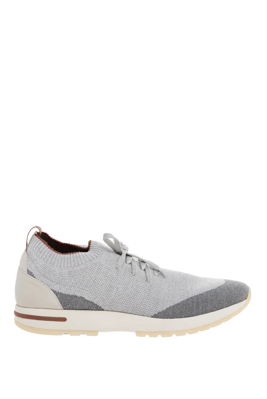 Loro Piana man gray wool sneakers for men купить с ценами и фото 176013 - photo 1