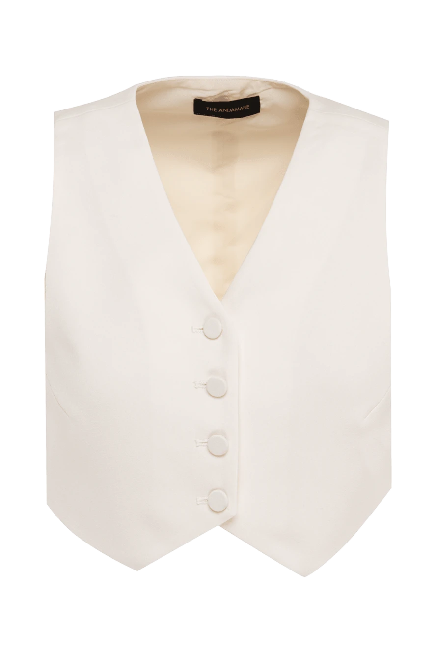 The Andamane woman women's white suit vest купить с ценами и фото 176069 - photo 1