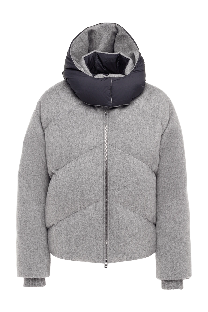 Loro Piana woman gray cashmere down jacket for women купить с ценами и фото 176084 - photo 1