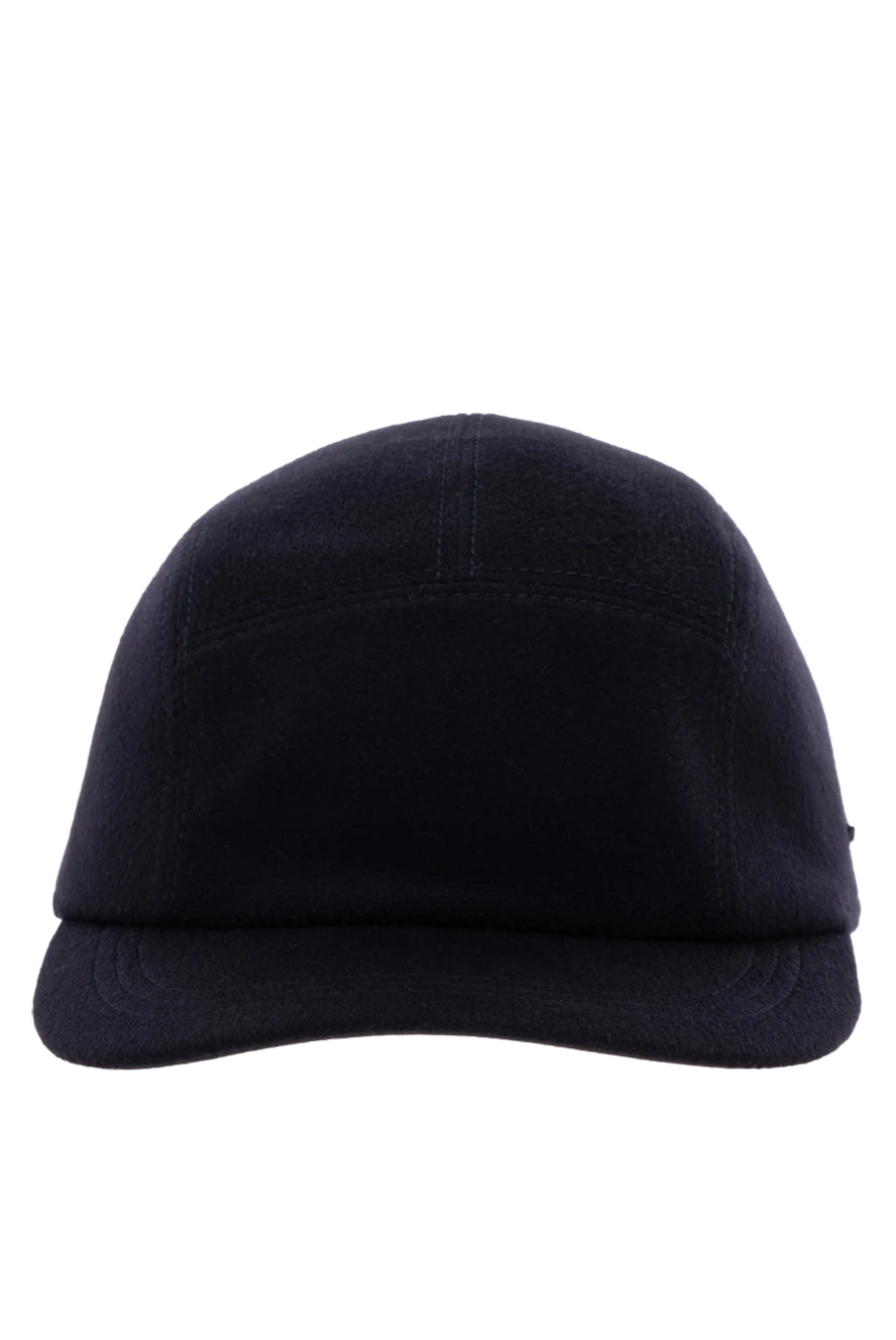 Zilli man blue cashmere cap for men купить с ценами и фото 176092 - photo 1