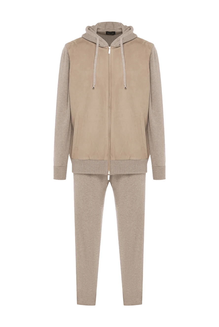 Cesare di Napoli man beige men's walking suit купить с ценами и фото 176109 - photo 1