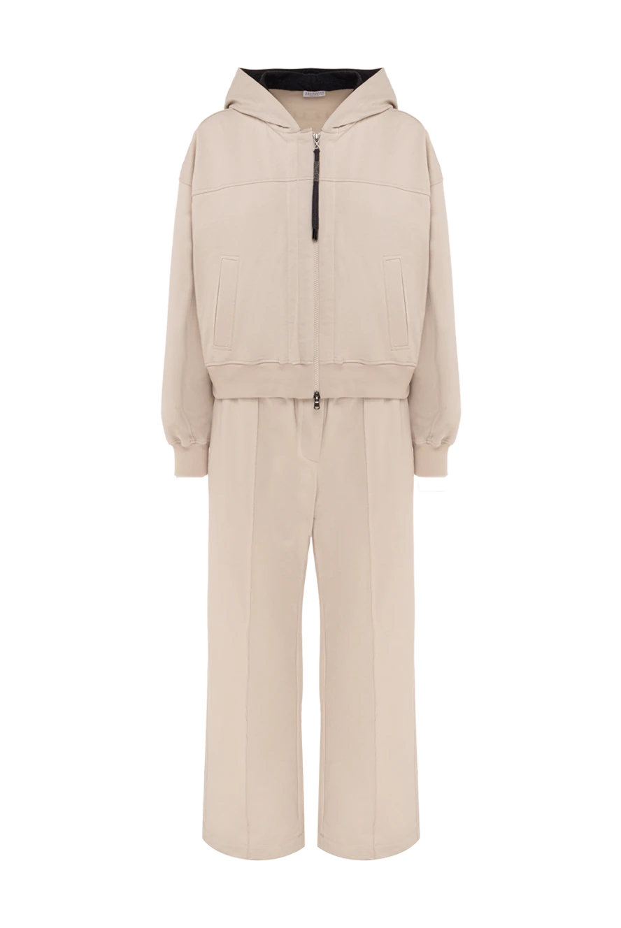 Brunello Cucinelli брюки и худи с мягкой текстурой и расслабленным силуэтом
176114 - фото 1