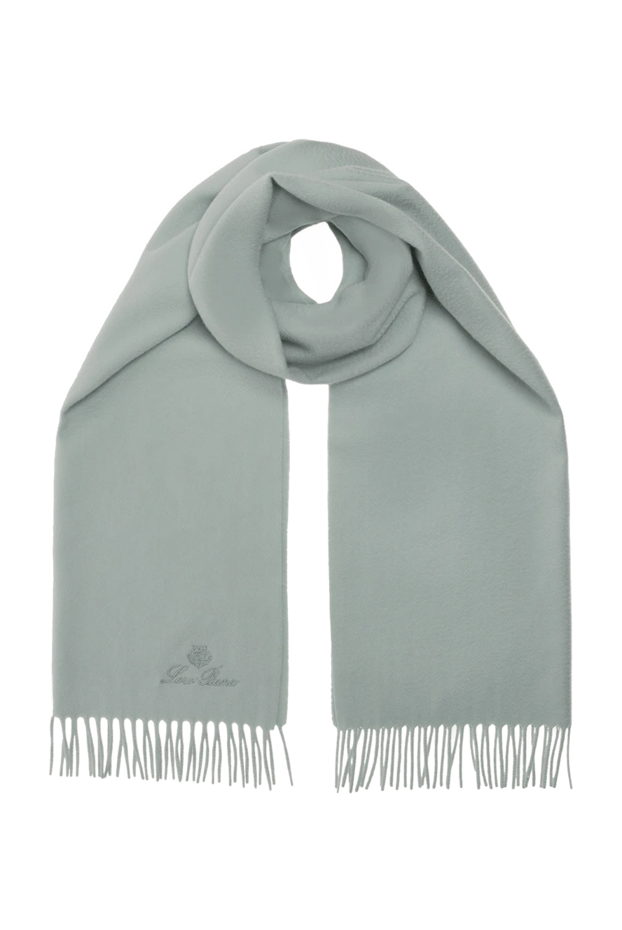 Loro Piana woman green cashmere scarf for women купить с ценами и фото 176140 - photo 1