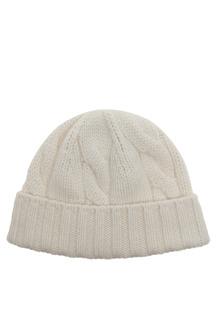 Loro Piana woman white cashmere hat for women купить с ценами и фото 176142 - photo 1