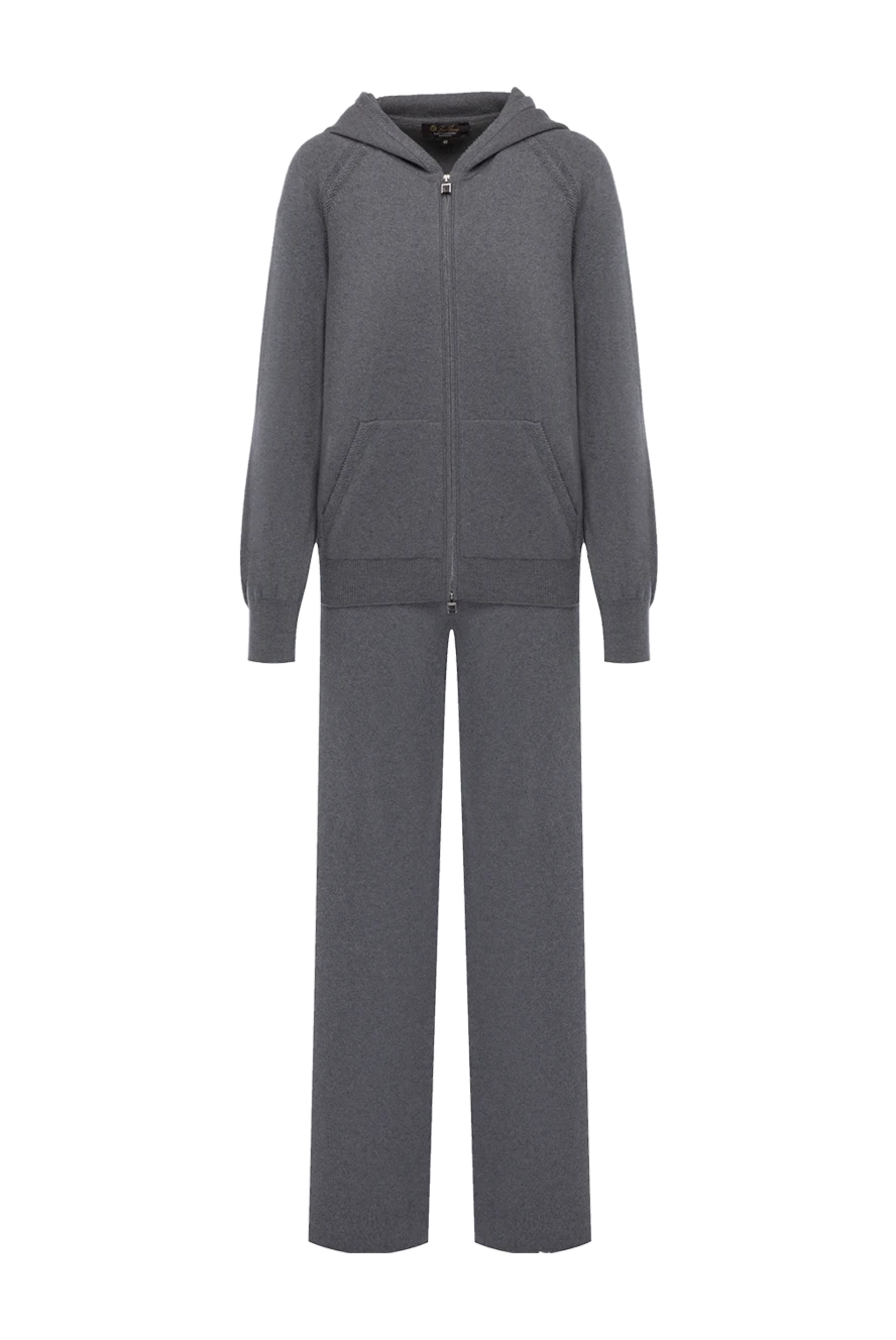 Loro Piana woman women's gray cashmere walking suit купить с ценами и фото 176174 - photo 1