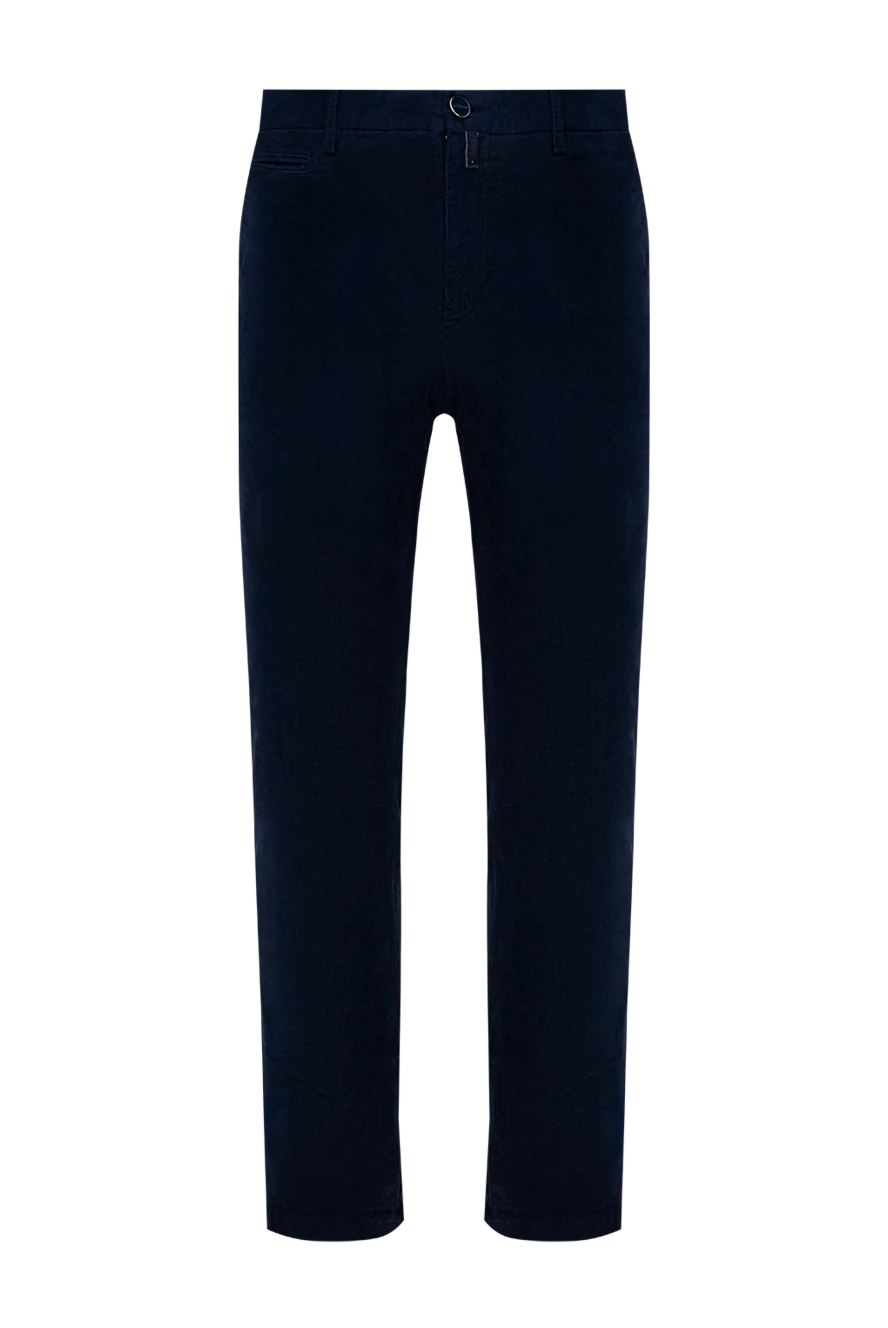 Kiton джинсы из хлопка и эластана мужские синие 176176 - фото 1