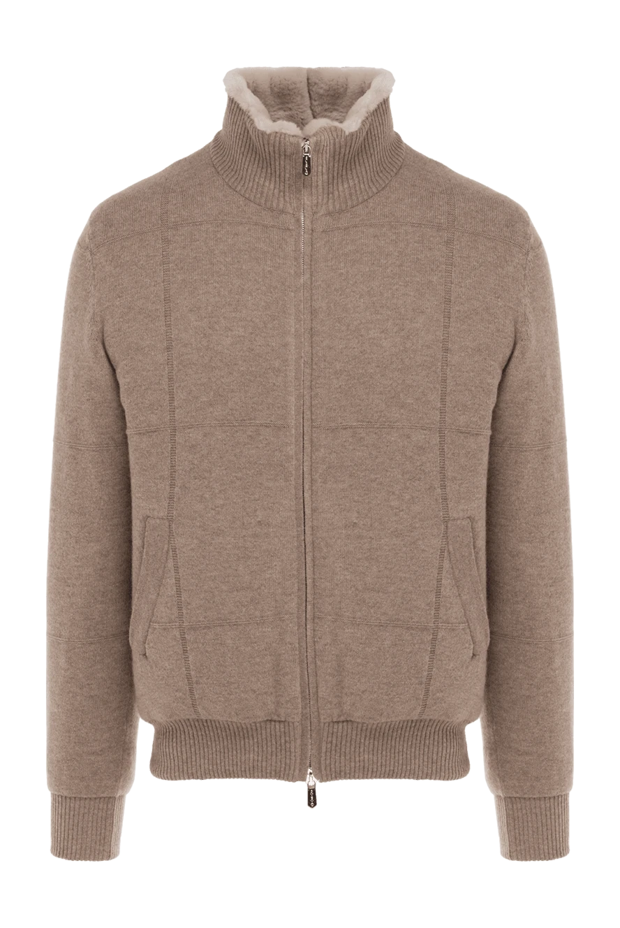 Svevo man cashmere cardigan for men, beige купить с ценами и фото 176195 - photo 1