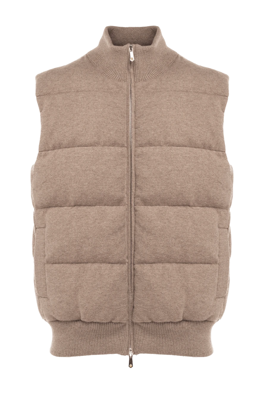 Svevo man beige cashmere vest for men купить с ценами и фото 176202 - photo 1