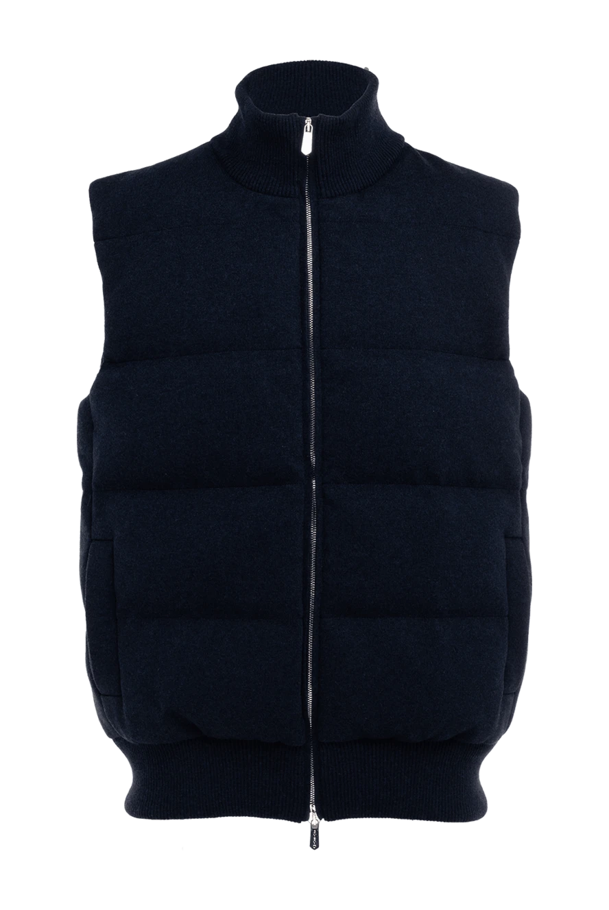 Svevo man blue cashmere vest for men купить с ценами и фото 176203 - photo 1