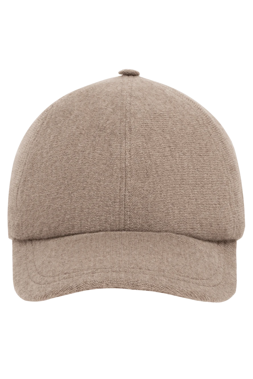 Svevo man beige men's cashmere cap купить с ценами и фото 176205 - photo 1