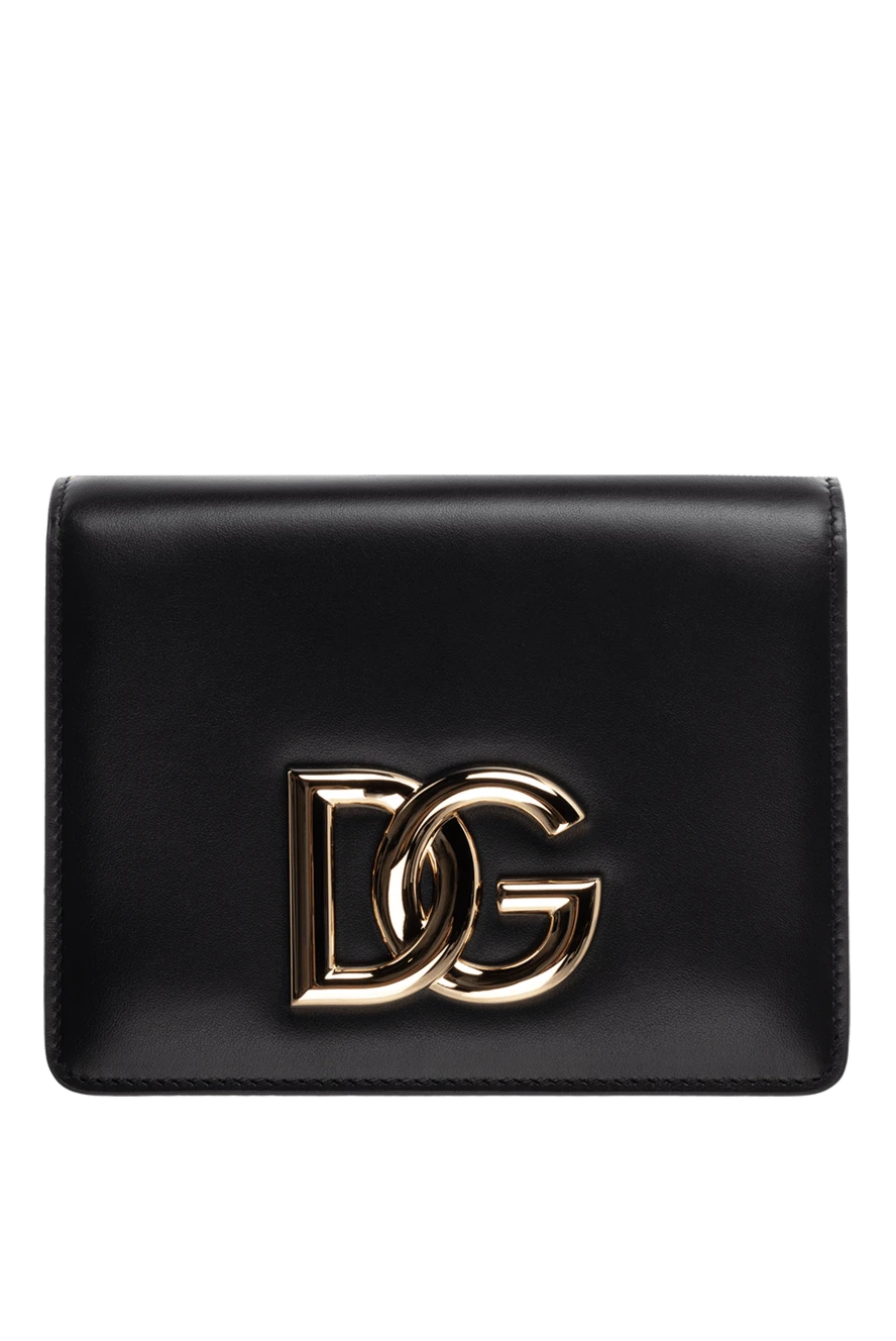 Dolce & Gabbana Әйелдер әйелдердің бұзау терісінен жасалған қара сөмкесі купить с ценами и фото 176269 - фото 1