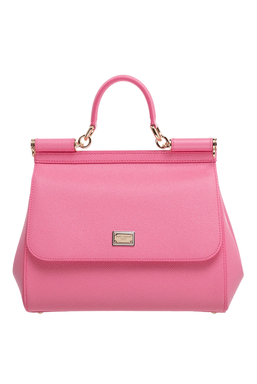 Dolce & Gabbana woman women's pink calfskin bag купить с ценами и фото 176282 - photo 1