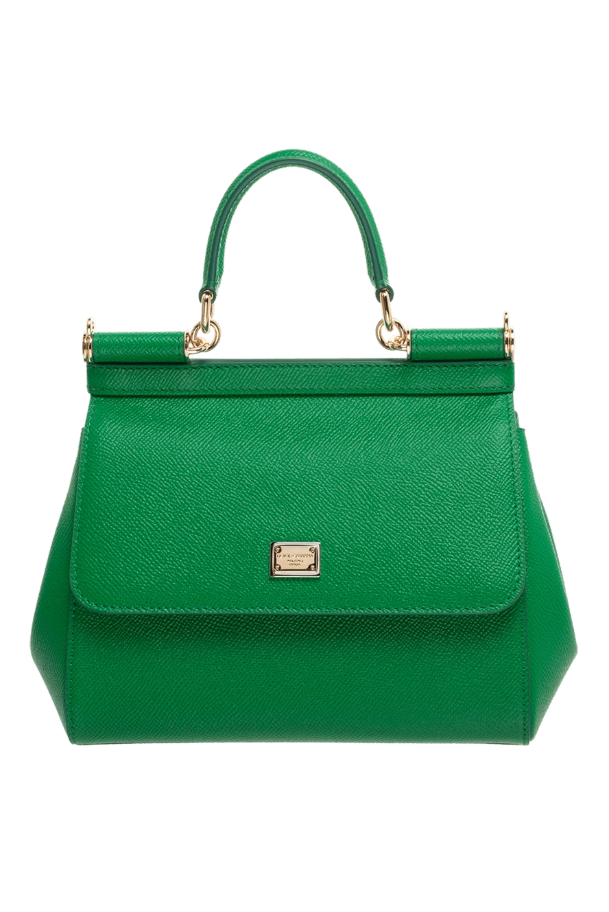 Dolce & Gabbana woman women's calfskin bag green купить с ценами и фото 176283 - photo 1