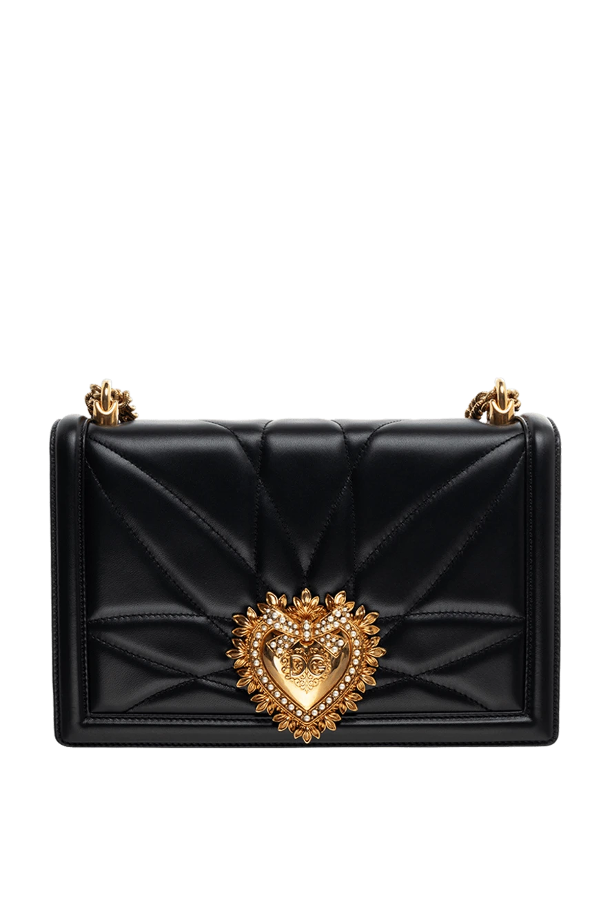 Dolce & Gabbana woman women's black lambskin bag купить с ценами и фото 176285 - photo 1