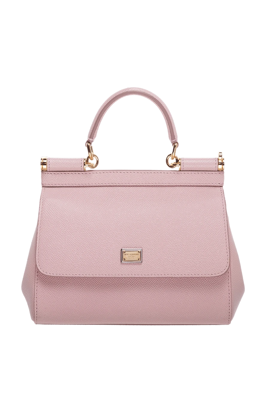 Dolce & Gabbana woman women's pink calfskin bag купить с ценами и фото 176286 - photo 1