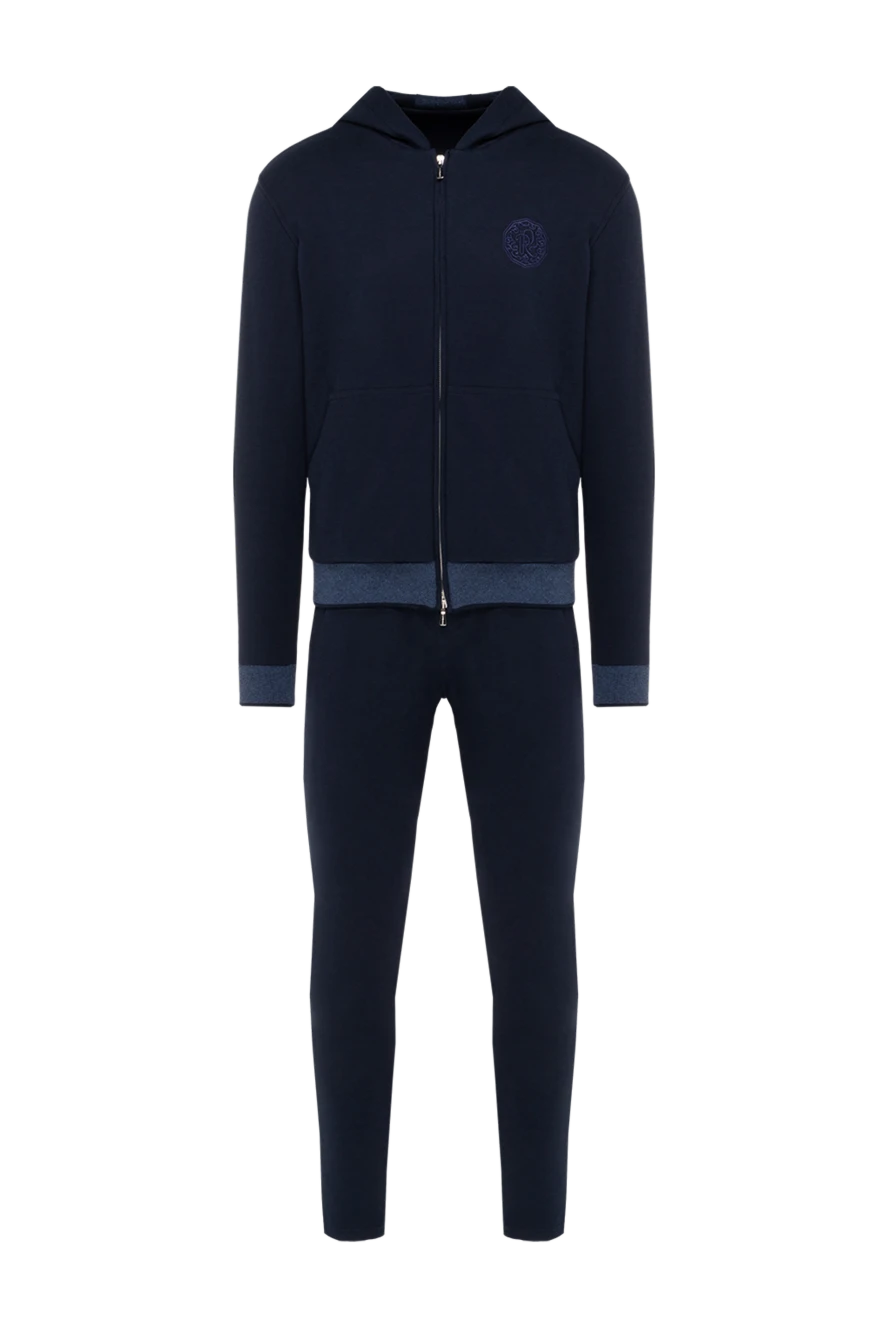 Roger Pinault man men's blue walking suit made of cotton купить с ценами и фото 176306 - photo 1