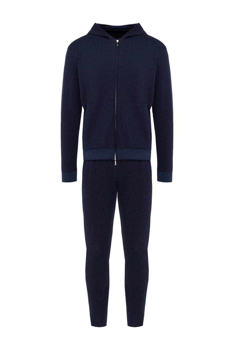 Roger Pinault man men's blue walking suit made of cotton купить с ценами и фото 176307 - photo 1