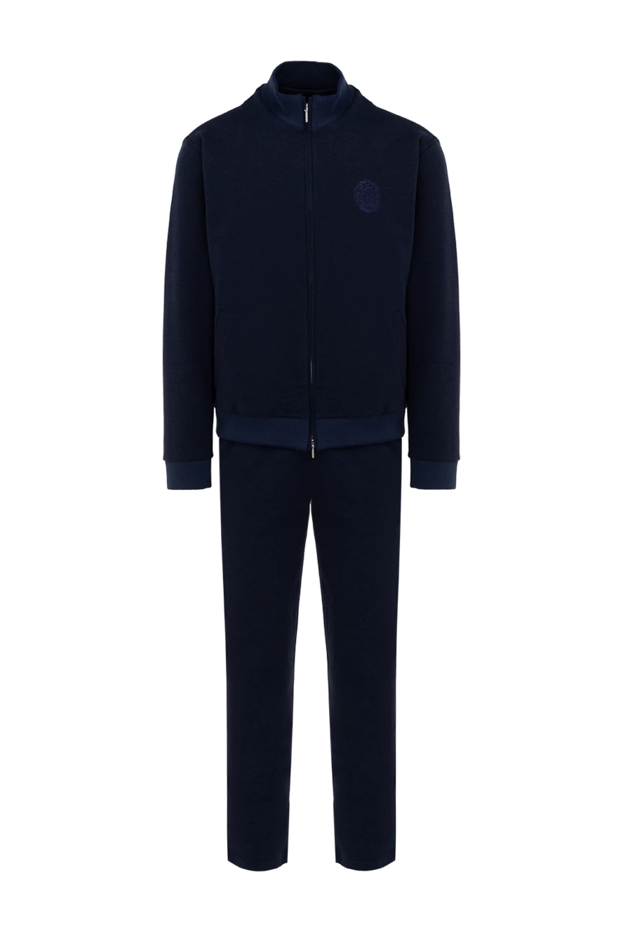 Roger Pinault man men's blue cotton walking suit купить с ценами и фото 176313 - photo 1